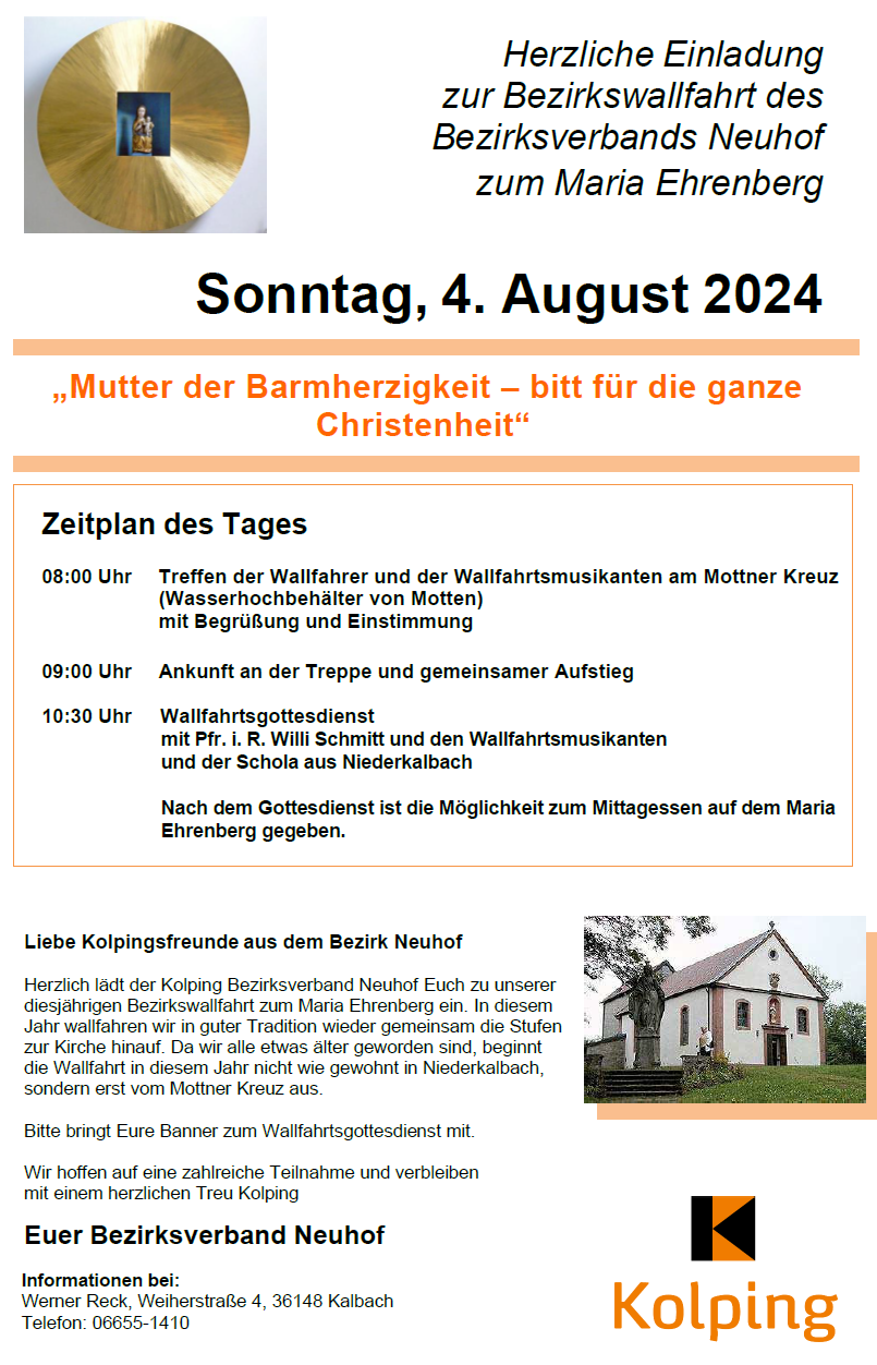 2024 07 15 Bezirk Neuhof Wallfahrt Ehrenberg